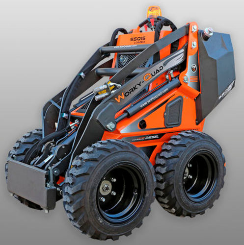 Minicargadora compacta eléctrica - SSQ 15D - Worky Quad - Cast Group