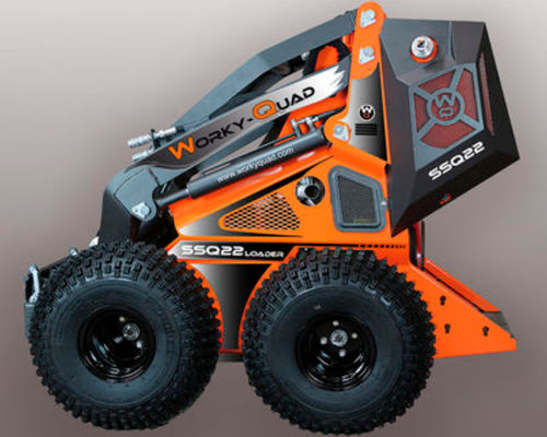 Minicargadora compacta eléctrica - SSQ 22 - Worky Quad - Cast Group