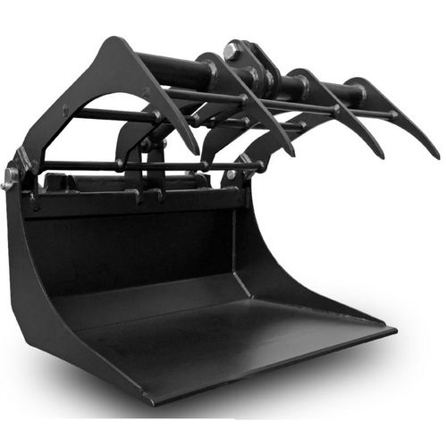 Cuchara pulpo - Worky Quad - Cast Group - para minicargadora compacta / para máquina agrícola / 4 dientes