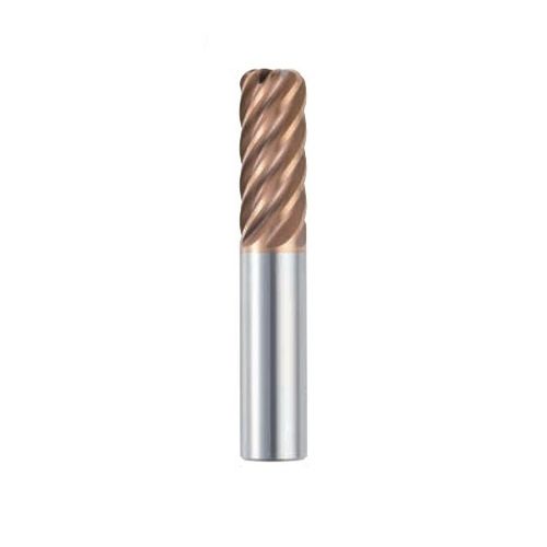 Fresa de acabado - F654TX - 7Leaders Corp. - monobloque / con recubrimiento / para acero templado