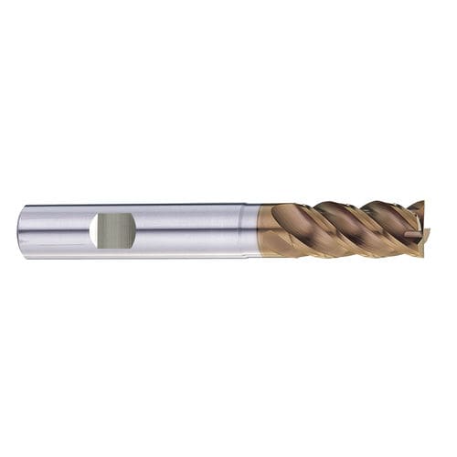 Fresa carburo sólido - F517TX series - 7Leaders Corp. - con recubrimiento de TiAlSiN / para acero templado / para acero al carbono