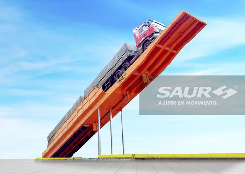Plataforma de descarga - Saur - para camión