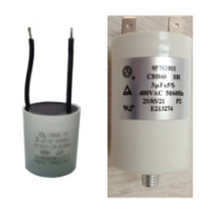 Condensador eléctrico de película de polipropileno metalizado - CBB60 - Anhui Tongfeng Electronics Co.,Ltd. - cilíndrico / de plástico / para la industria