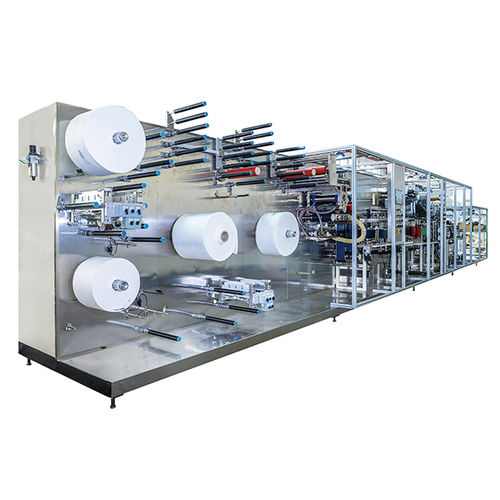 Línea de producción automática - GM-088M - Xiamen Gachn Technology Co.,Ltd. - para mascarillas quirúrgicas / controlada por PLC