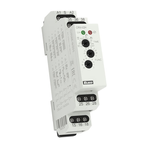 Relé temporizador electrónico - CRM-93H - ELKO - multifunción / para montaje sobre riel DIN