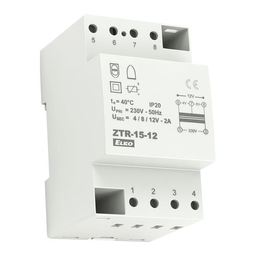 Transformador de alimentación eléctrica - ZTR-15-12 - ELKO - encapsulado / en riel DIN / AC