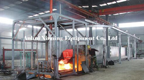 Línea de producción de piezas metálicas - Anhui Xinning Equipment Company - automática / continua