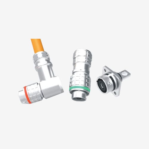 Conector de alimentación eléctrica - RQD  - Suzhou Recodeal Interconnection System - redondo / de extensión-retracción / de bloqueo