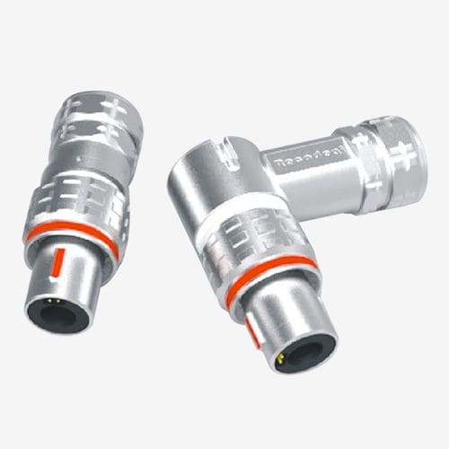 Conector de metal - RQF  - Suzhou Recodeal Interconnection System - de alimentación eléctrica / redondo / de extensión-retracción