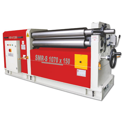Máquina curvadora eléctrica - SMR - S series - UMS MAKİNA - de chapa / con 3 rodillos motores / digital