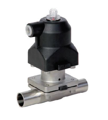 Válvula de membrana - KMA 195 - SED Flow Control GmbH - con control neumático / de control / de acero inoxidable