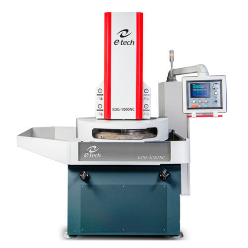 Rectificadora de piezas para procesar - EDG series - E-tech Machinery - NC / fina