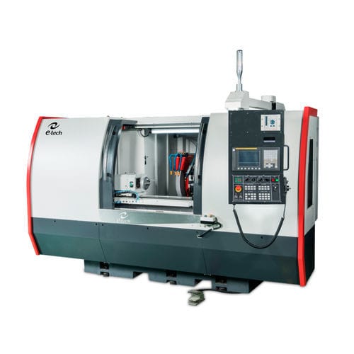 Rectificadora cilíndrica - EGP series - E-tech Machinery - de piezas para procesar / CNC