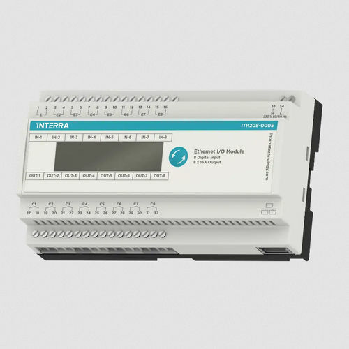 Módulo E/S digital - ITR208-0005 - Interra - Ethernet / 8 canales / de seguridad