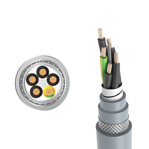 Cable eléctrico de alimentación - LONGFLEX® CHAIN FD 430 CY  - Zhaolong Interconnect - DIN / blindado / redondo