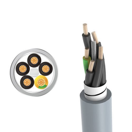 Cable eléctrico de alimentación - LONGFLEX® CHAIN FD 437 - Zhaolong Interconnect - DIN / resistente al aceite / multifilar