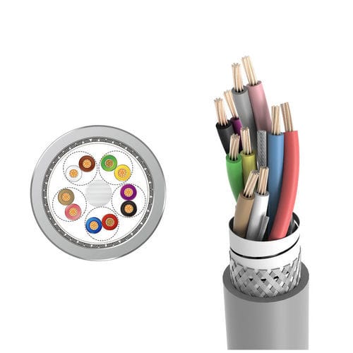 Cable eléctrico de alimentación - LONGFLEX® CHAIN FD 431 CY-TP - Zhaolong Interconnect - blindado / multifilar / de cobre