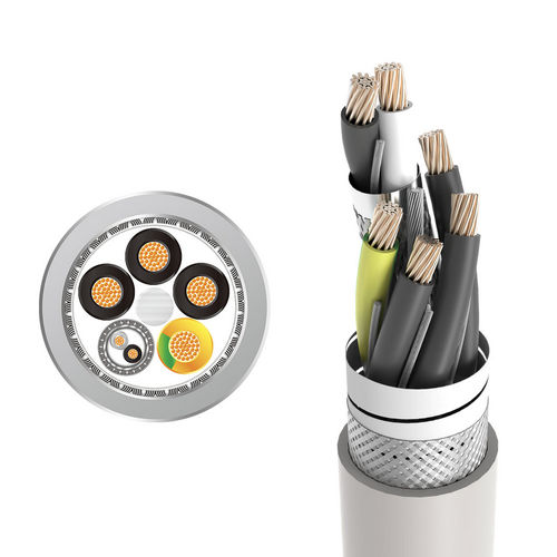 Cable eléctrico de alimentación - LONGFLEX® SERVO FD 318 CY - Zhaolong Interconnect - DIN / antipropagación de fuego / multifilar