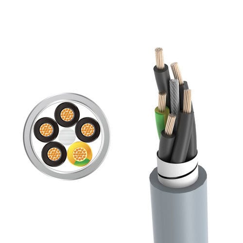 Cable eléctrico de alimentación - LONGFLEX® CHAIN FD 430 - Zhaolong Interconnect - DIN / blindado / multifilar