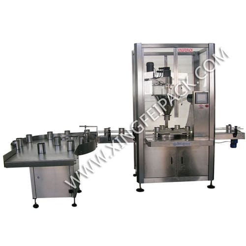 Llenadora automática - XFF-G - Shanghai Xingfei Packaging Machinery Co., Ltd. - de botellas / de latas / para granulados