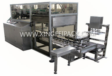 Encajadora horizontal - XFC-ZX - Shanghai Xingfei Packaging Machinery Co., Ltd. - automática / para botellas de vidrio / de bolsas