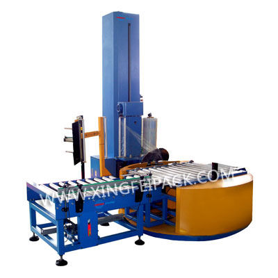 Envolvedora con plataforma giratoria - XFC-ZC - Shanghai Xingfei Packaging Machinery Co., Ltd. - automática / para palés / para alimentos