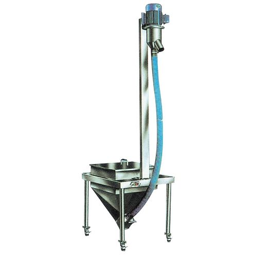 Transportador de espiral - SSJ series - Jiangyin Xinda Medicine And Chemical Machinery Co., Ltd. - elevador / motor eléctrico / para pulverulento