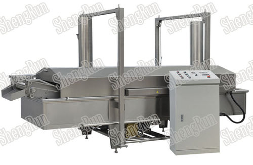 Línea de fritura de galletas crujientes - SR-LX(G/O)-00 series - Jinan Shengrun Machinery Co., Ltd. - para aperitivos