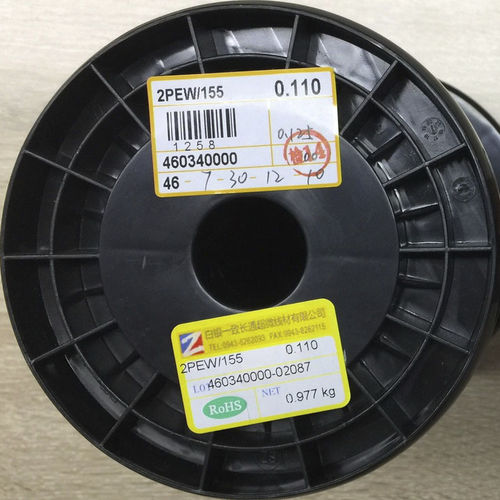 Hilo eléctrico esmaltado - PEW/155 - BAIYIN YIZHI CHANGTONG SUPER MICRO-WIRE COMPANY - de cobre / de poliéster / redondo