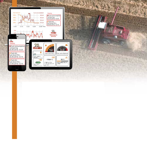 Sistema de supervisión de consumo de combustible - TECHNOTON - para máquinas / para vehículo / con E/S digital