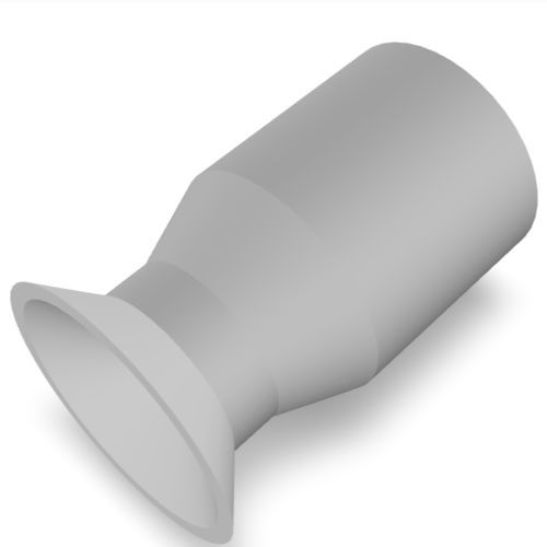 Ventosa plana - 10.008.611.02 - Morali GmbH - de silicona