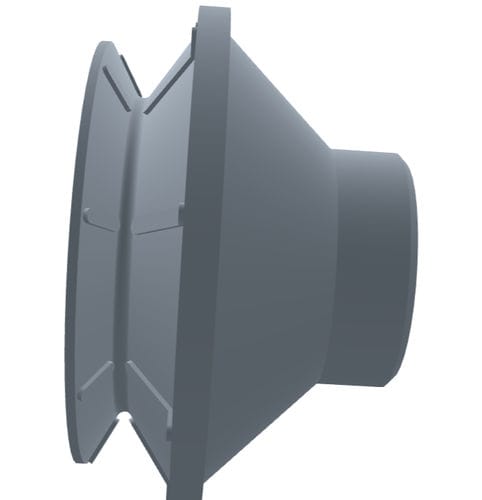 Ventosa de fuelle - 210.050.057.02 - Morali GmbH - de silicona