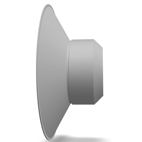 Ventosa plana - 10.031.637.02 - Morali GmbH - de silicona