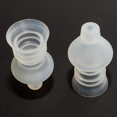 Ventosa de fuelle - ES.037.010.02 - Morali GmbH - circular / de silicona / para vacío