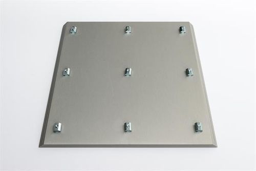 Placa de apoyo en T - GK.01.012 - Morali GmbH - de aluminio / cuadrada / plana