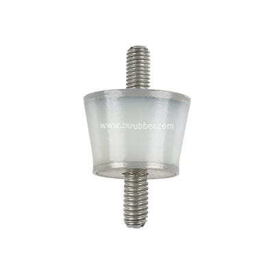 Soporte antivibratorio cilíndrico - VVS - ZHONG XIANG RUBBER PRODUCTS CO LTD - de metal / de silicona / para máquinas