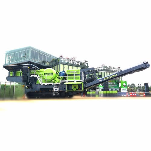 Machacadora de mandíbula - MC-106J - Guangxi Mesda Engineering Machinery Co., Ltd - móvil / para todo tipo de materiales / con orugas