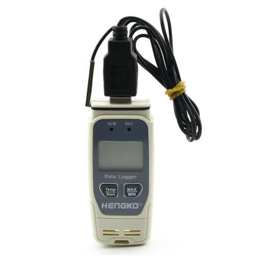 Registrador de datos de temperatura - HK-J9A104 - HENGKO Technology Co., Ltd. - USB / NTC / con pantalla LCD