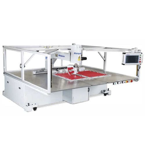 Máquina de coser punto anudado - RPAS-L-R-1-1200×800-A-FD5-HR2.6 - Tianjin Richpeace AI Co., Limited - de 2 agujas / de 2 hilos / para aplicaciones automóviles