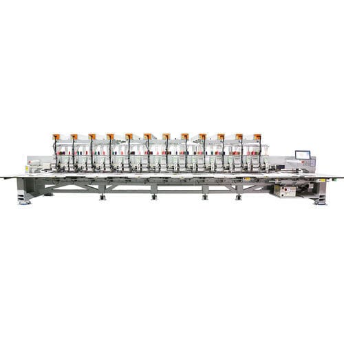 Máquina bordadora multicabezal - RPCE-NM-FE+CT series - Tianjin Richpeace AI Co., Limited - con 9 agujas / de alta velocidad / plana
