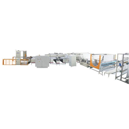 Línea de costura longitudinal - RPSS-NM-CS-4-2900×2800-SW-CN-CMR-3P380 - Tianjin Richpeace AI Co., Limited - punto de cadeneta / para tejido rizado / automática