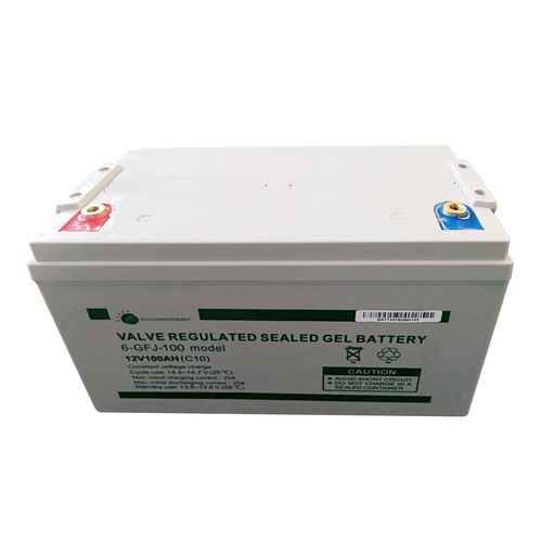 Batería ácido-plomo tipo gel - 6 GFJ 120 - Eco Green Energy - 12 V / solar / IEC