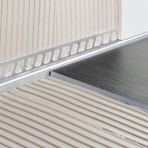 Perfil de acero inoxidable - AQUA-KEIL - Blanke Systems - rectangular / adhesivo / de protección