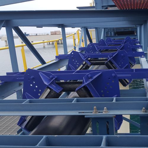 Transportador de banda - AE-CV-PIPE - A.E. ENGINEERS - horizontal / inclinado / curvo