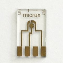 Electrodo electroquímico de capa fina - ED-mSE-10-Au - Micrux Fluidic - hilo de oro / de titanio / para electroanálisis