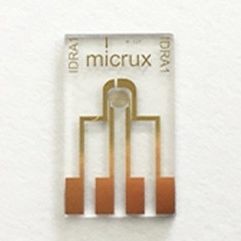 Electrodo electroquímico de capa fina - ED-IDRA1-Au  - Micrux Fluidic - hilo de oro / de titanio / para electroanálisis