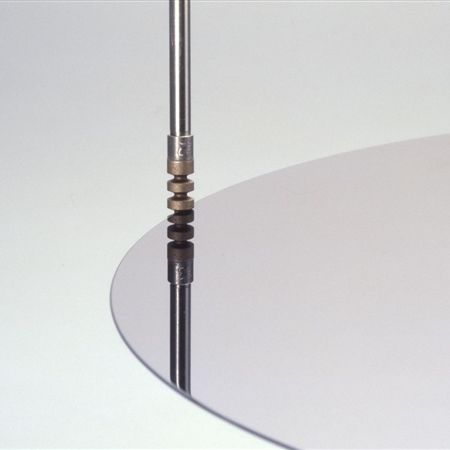 Muela de muesca - Tokyo Diamond Tools Mfg. Co., Ltd. - cilíndrica / de diamante con ligante metal / para obleas