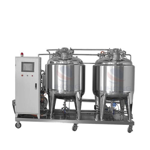 Unidad de limpieza en sitio para la industria agroalimentaria - Automatic CIP Cleaning System - Wenzhou Lihong Machinery TECHNOLOGY Co., LTD - de acero inoxidable