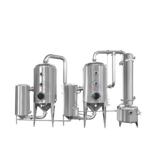 Concentrador de doble efecto - SJN series - Wenzhou Lihong Machinery TECHNOLOGY Co., LTD - para la industria agroalimentaria / para la industria farmacéutica