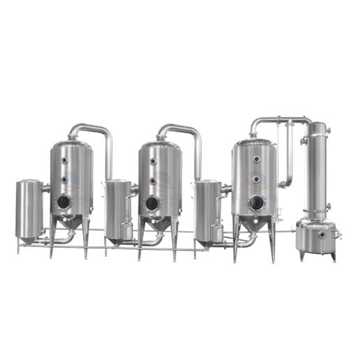 Concentrador de efecto múltiple - SJN series - Wenzhou Lihong Machinery TECHNOLOGY Co., LTD - al vacío / para la industria agroalimentaria / para la industria farmacéutica